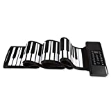 Wtbew-u Piano digital plegable enrollable con 88 teclas, teclado hecho a mano en ...
