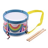Ammoon - Tambor portátil de percusión colorido, instrumento musical de juguete, ...