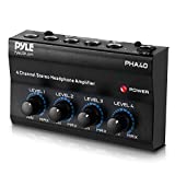 Pyle PHA40 Mini amplificador de auriculares estéreo profesional ...