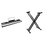 Rockjam 88 Teclado de teclas para principiantes Piano Piano digital y teclado doble ...