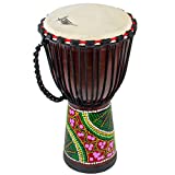 AKLOT Tambour Djembe 50cm Tambor africano Bongo Congo tambor tallado con ...