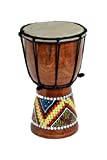 Tambor djembé pintado - Tambor bongo de África occidental (altura: ...