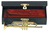 Gewa 980590 Instrumento de trompeta en miniatura con estuche de 15 cm