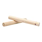 FUZEAU - 7709 - Par de claves de madera de acacia - L.18 cm - Ø 2 cm -...