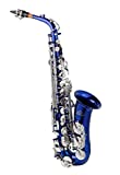 Eastrock Saxofón alto Eb E-Flat, instrumento de viento lacado en oro, para ...