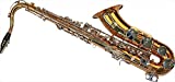 Saxofón tenor Karl Glaser, dorado / cromado, con estuche