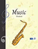 Cuaderno de música con instrumento - Saxofón tenor |  12 pentagramas básicos ...