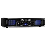 Amplificador Skytec SPL1000 PA Pro DJ con ecualizador de 3 bandas para escenario, ...
